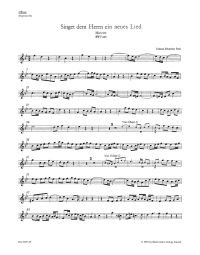 Motet No.1 Singet dem Herrn ein neues Lied (BWV 225) (Wind Set)