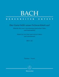 Motet No.2 Der Geist hilft unser Schwachheit auf (BWV 226) (Full Score)