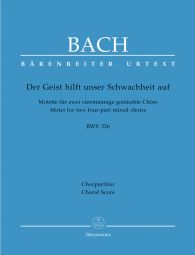 Motet No.2 Der Geist hilft unser Schwachheit auf (BWV 226) (Choral Score)