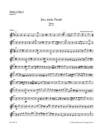 Motet No.3: Jesu, meine Freude (BWV 227) (Violin I/Oboe I)