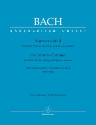 Concerto for Violin and Oboe in C minor (reconstructed from BWV 1060) (Violin, Oboe & Piano)