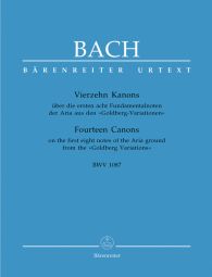 Fourteen Canons on the first eight notes of the Aria ground from the Goldberg Variations (BWV 1087)