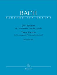 Three Sonatas for Viola (Viola da gamba) and Harpsichord (BWV 1027-1029)