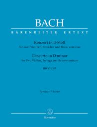 Double Concerto for Two Violins in D minor (BWV 1043) (Full Score)