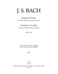 Concerto for Violin in E major (BWV 1042) (Viola)