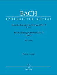 Brandenburg Concerto No.3 in G major (BWV 1048) (Full Score)