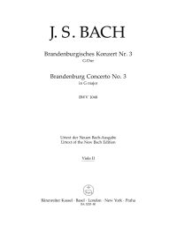 Brandenburg Concerto No.3 in G major (BWV 1048) (Viola II)
