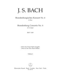 Brandenburg Concerto No.4 in G major (BWV 1049) (Violin I)