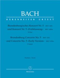 Brandenburg Concerto No.5 in D major (BWV 1050) (Full Score)