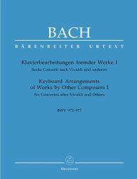 Keyboard Arrangements of Works by Other Composers I (BWV 972-977) (Piano)