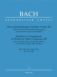 Keyboard Arrangements of Works by Other Composers III (Piano)