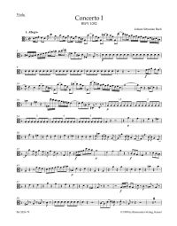 Concerto for Harpsichord No.1 in D minor (BWV 1052) (Viola)