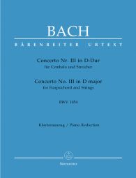 Concerto for Harpsichord No.3 in D major (BWV 1054) (two-piano reduction)