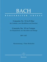 Concerto for Harpsichord No.6 in F major (BWV 1057) (two-piano reduction)