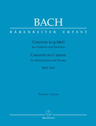 Concerto for Harpsichord in G minor (BWV 1058) (Full Score)