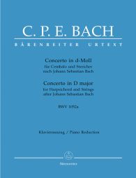 Concerto for Harpsichord in D minor BWV 1052a (two-piano reduction)