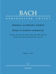 Motets of Doubtful Authenticity BWV Anh. 159/160