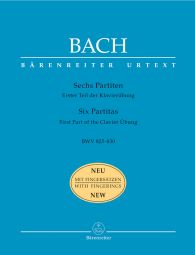 Six Partitas (BWV 825-830) (Piano with fingerings)