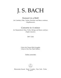 Triple Concerto Amin BWV1044 (Violin Solo)