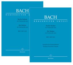 Six Suites for Violoncello solo (BWV 1007-1012) Performing edition & Facsimile at a special price