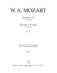 Serenade No. 6 in D (k239) (Serenata notturna) Violin I