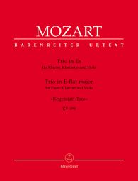 Trio in E-flat major for Piano, Clarinet (or Violin) and Viola (K.498) (Kegelstatt) (Score & Parts)