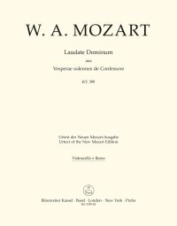Laudate Dominum (K.339) from the Vesperae solennes de Confessore (Cello/Bass)