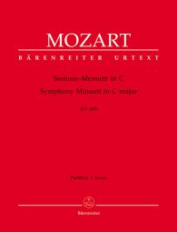 Symphony Minuet in C major (K.409) (Full Score)