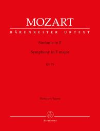 Symphony in F major (K.75) (Full Score)