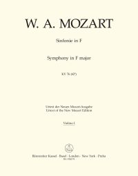 Symphony in F major (K.76) (Violin I)