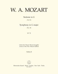 Symphony No.10 in G major (K.74) (Violin II)
