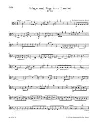 Adagio and Fugue for Strings in C minor (K.546) (Viola)