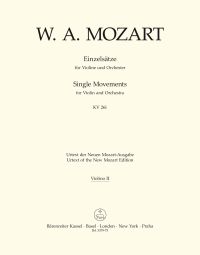 Single Movements for Violin & Orchestra (K.261, K.269 K.373) (Violin II)