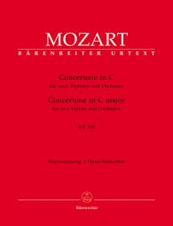 Concertone for two Violins in C major (K.190) (Two Violins & Piano)