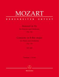 Concerto for Piano No.14 in E-flat major (K.449) (Full Score)