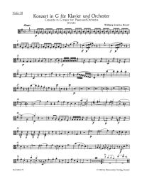 Concerto for Piano No.17 in G major (K.453) (Viola I/II)