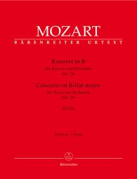 Concerto for Piano No.18 in B-flat major (K.456) (Full Score)