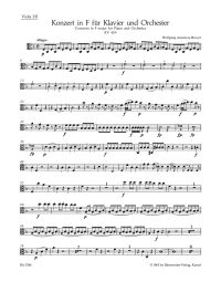 Concerto for Piano No.19 in F major (K.459) (Viola I/II)