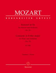 Concerto for Piano No.22 in E-flat major (K.482) (Full Score)