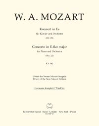 Concerto for Piano No.22 in E-flat major (K.482) (Wind Set)