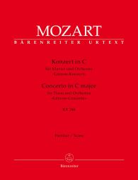 Concerto for Piano No.8 in C major (K.246) (Lützow) (Full Score)
