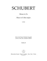 Mass in E-flat major D 950 (Violin II)