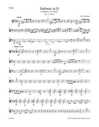 Symphony No.1 in D major D 82 (Viola)