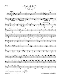 Symphony No.1 in D major D 82 (Double Bass)
