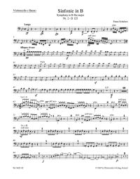 Symphony No.2 in B-flat major D 125 (Cello/Bass)