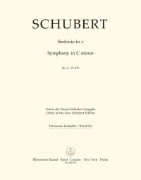 Symphony No.4 in C minor D 417 (Tragic) (Wind Set)