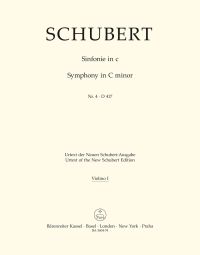Symphony No.4 in C minor D 417 (Tragic) (Violin I)