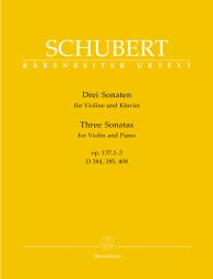 Three Sonatas (Sonatinas) Op.137 for Violin & Piano