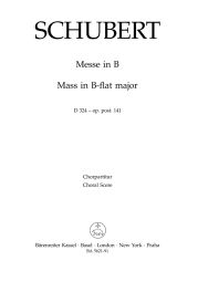Mass in B-flat major Op.post.141 D 324 (Choral Score)