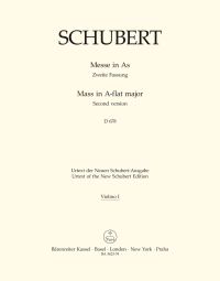 Mass in A-flat major D 678 (Violin I)